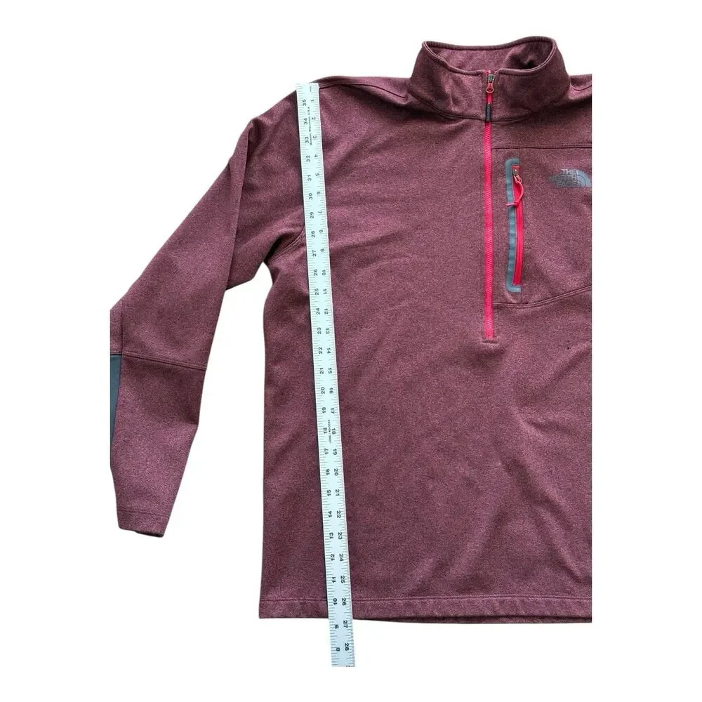The North Face Men’s Red Half Zip Pullover Sweater XL
